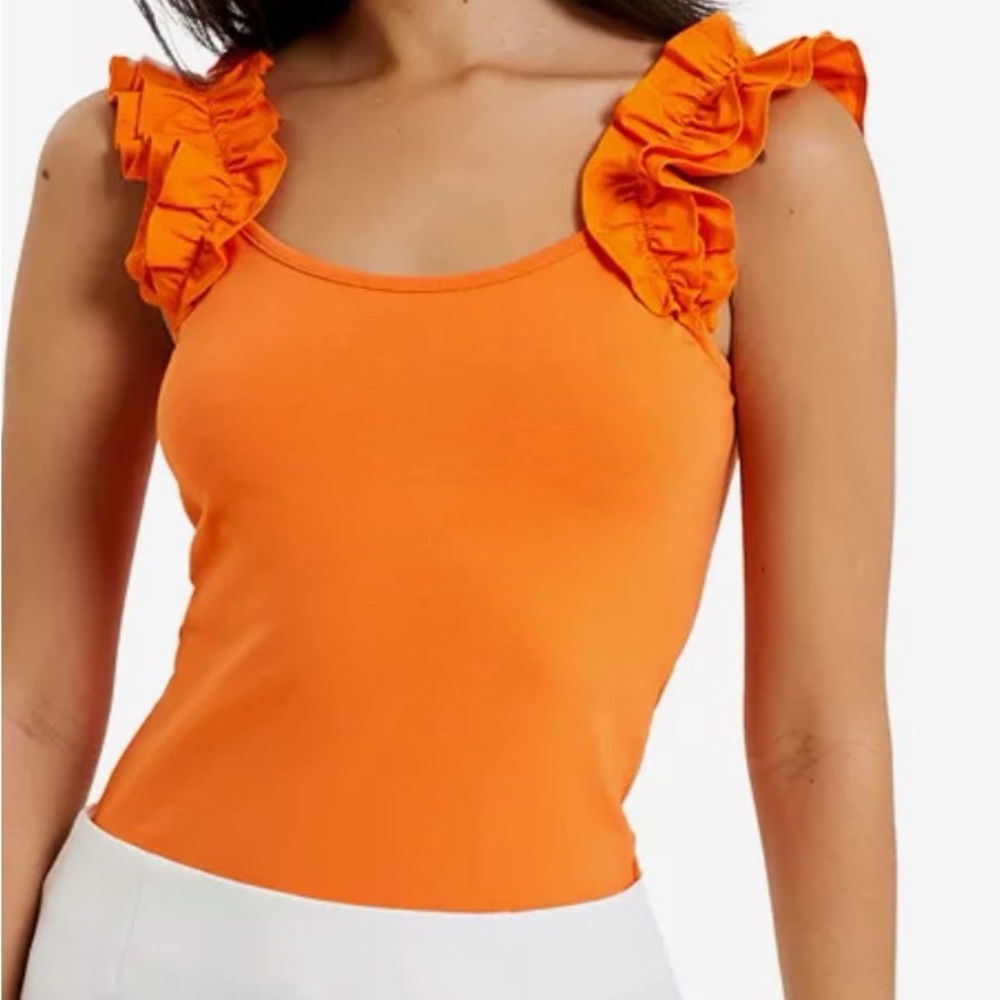 FRENCH CONNECTION
Women's Rallie Ruffled-Strap Tank Top size XS